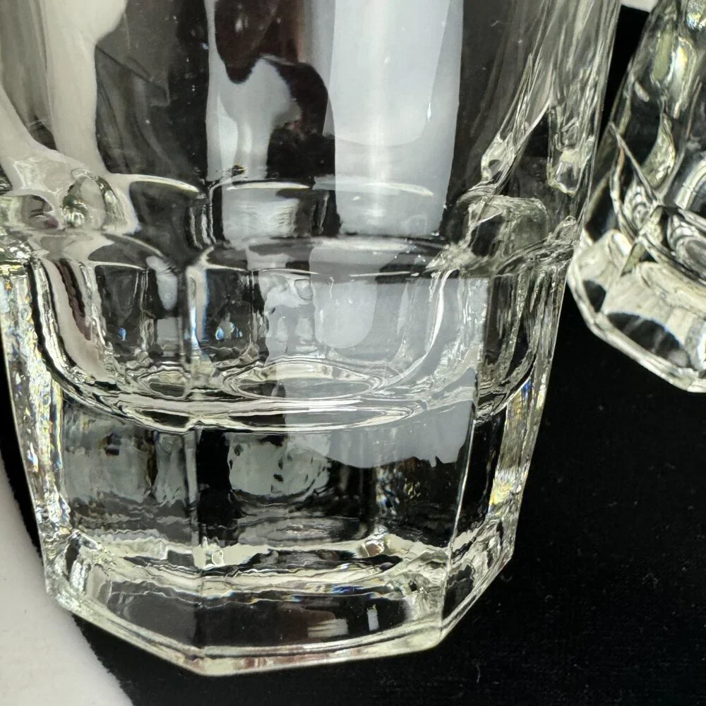 Vintage Libbey Old Fashioned Set of 5  Shot Glasses 4.6 oz Whiskey Glass